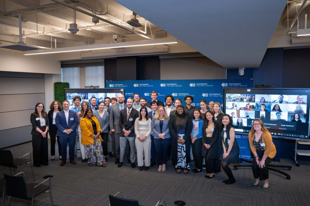 Group photo of interns