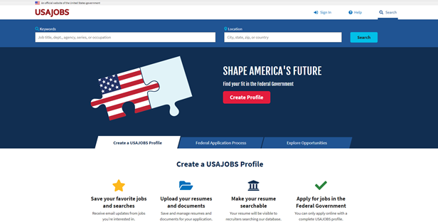 USAJOBS - The Federal Government's official employment site